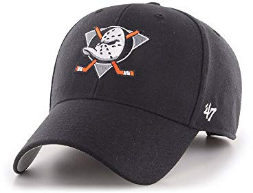 47Brand Anaheim Ducks MVP Black Snapback Cap – NHL Hockey su ghiaccio