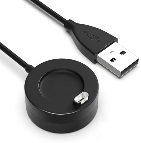 BICMICE USB Ladekabel 1M für Garmin Uhr Fenix 5 5S 5X Plus 6 6S 6X Pro 7 7S 7X/Vivoactive 3 4 4S/Forerunner 45 235 245 935 945/Instinct/Approach S60 S62/Vivomove 3S 4S/Venu Sq Ladegerät Kabel