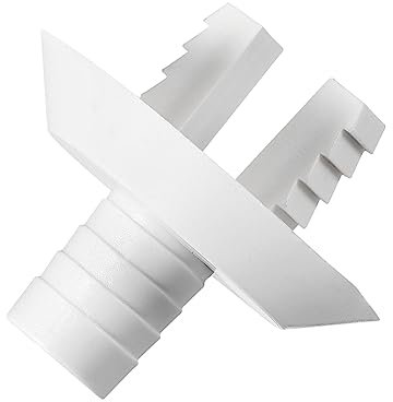 QUARKZMAN 1.1 Plástico Manguera Conexión x 1uds Aire Acondicionador Drenaje Manguera Codo Conexión Reemplazo Piezas para Aire Acondicionador y y Mini Split Unidades, [Blanco]