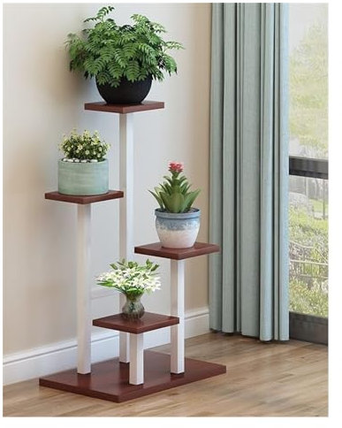 Blumenständer Blumenregal Blumenbank Blumenständer, Balkon, Mehrschichtig, Eisen, Kleiner Blumenständer, Pflanzenständer Für Schlafzimmer Pflanzenständer Blumentreppe Pflanzenregal ( Color : E , Size