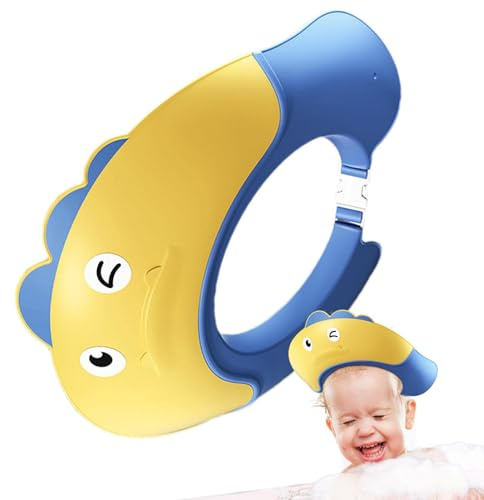Cuffia per, cuffia per shampoo per, cuffia da bagno regolabile a forma di dinosauro, per bambini, cuffia da bagno per bambini dai 6 in su, da bagno per il lavaggio