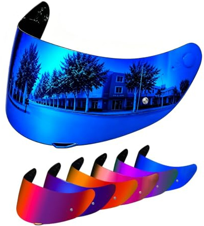 PSLER k1s Visor - k1 Hjälm Visor k3sv Färgad Visor k5 Ansiktssköld Athsholáthar do k1 k1s k3sv k5, Deep Blue