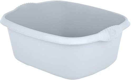 KetoPlastics White Rectangle Washing up Bowl Dishes Cutlery Sink Kitchen Bowl Cleaning Storage