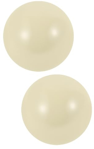 MUELODSIC 2 Pezzi Bocce in Resina Palline da Gioco Outdoor per Gioco Bocce da Giardino e Spiaggia Sostitutive Leggere e Resistenti per Famiglie