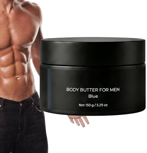 Mäns Fuktkräm 150 g Fuktbalm för Ansikte och Händer | Doftande Kroppskräm För Mjuk och Len Hud Perfekt Gåva eller Present till Pappa Pojkvän Make vid Resa, Dusch Enkel Daglig