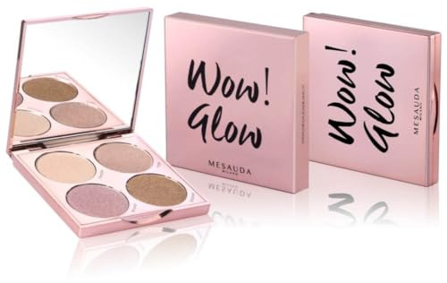 Mesauda Milano Wow!Glow Palette für Gesichtsaufheller, 4,5 g