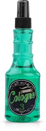 Totex Barber Aftershave Cologne No.3 Green Spray 250ml | Professional Men’s Cologne with Fresh Scent | Barber Shop Quality After Shave Splash | Long-Lasting Daily Grooming Fragrance