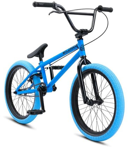 SE Bikes Wildman BMX Bike 2021 (22cm, Blue)
