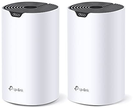 TP-Link Deco E2(2-Pack) - Sistema Wi-Fi Mesh AC1900, 2xPuertos 100/10 Mbps, hasta 50 ㎡, MU-MIMO, Blanco