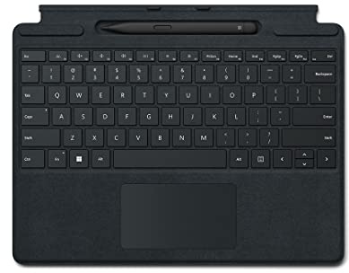 Microsoft Surface Pro 8/X Funda Alcantara + Pen - Black