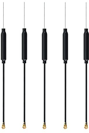 sb components 2,4 GHz linjär dipolantenn U.FL IPX-kontakt rundstrålande UFL IPX-antenn trådlöst nätverkskort förlängning (paket med 5)