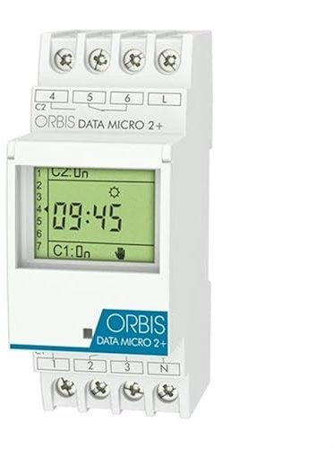 ORBIS OB171912N | Interruptor horario Digital Data MICRO2+2circuitos