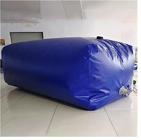 Citerne Poche à Eau 5000 4000 3000 2100 1500 500 350 240 L Grand Réservoir D'eau, Portable Bleu Récipient de Stockage de L'eau de Secours, Facile À Transporter Et À Ranger ( Size : 2.5x2x1m/5000L/1320