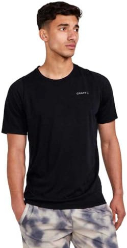 Craft Men's Collective Bi-Blend Shortsleeve Tee, Black, Large