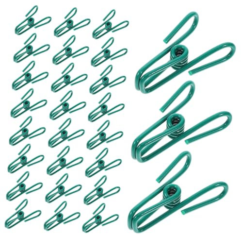 CAXUSD 30piezas Abrazaderas para Film De Invernadero Pinzas Fiables para Jardín Resistentes y Confiables