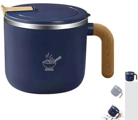 Contenitori per alimenti isolati in acciaio inox, ciotola termica da 1,55 l, design a doppio strato, grande porta pranzo con chiusura sottovuoto per cene all'aperto, pasti scolastici, picnic, viaggi