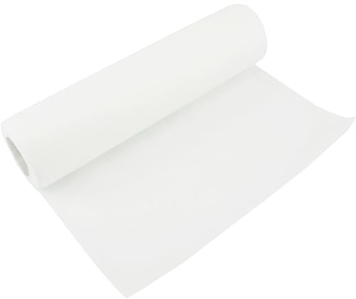New brothread Wash Away - Water Soluble Machine Embroidery Stabilizer Backing & Topping 10 x10Yd roll - Light Weight 40gm (1.5oz) - Cut into Variable Sizes for Machine Embroidery and Hand Sewing