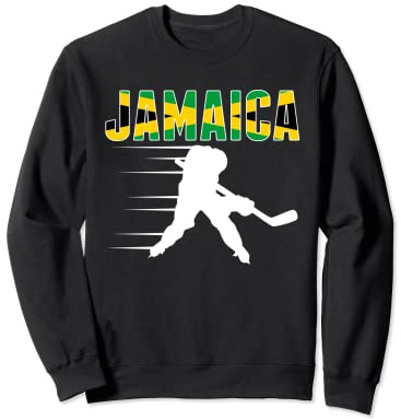 Jamaica Ice Hockey Fan Jersey Jamaican Hockey Team Supporter Sweatshirt