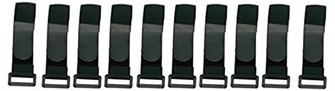 Oikabio Lot de 10 sangles pour porte-vélos Sangles de stabilisation de porte-vélos pour le transport de vélos Fixation des sangles de fixation 30 cm