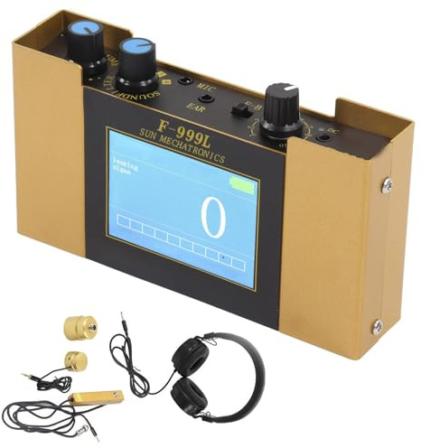 Detector de Fugas de Agua en tuberías, Detector de Fugas de Agua subterránea con audífono, Detector de Fugas portátil con reducción de Ruido, Detector acústico de Fugas de Agua,F999L