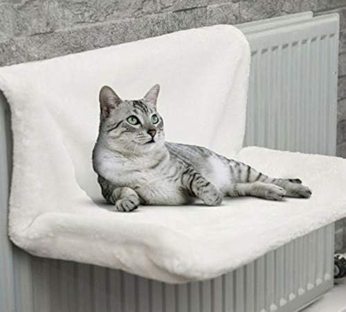 Cat Bed Heater 46 x 30 x 25 cm, cat Hammock Radiator, Removable Collapsible cat Radiator Lounger, cat Bed, All Standard Radiator Heated cat Hammock