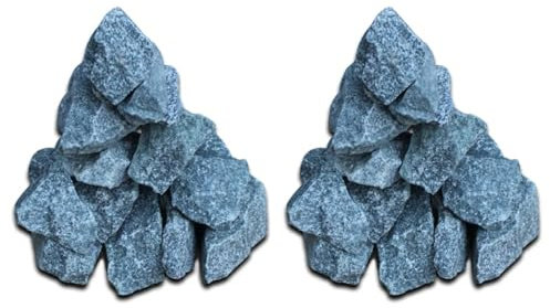 Iiaky Sauna Stones 30kg,Sauna Salt Chunks Sauna Stones Salt Crystal Sauna Accessories for Sauna heaters Sauna Infusion Salt Stones Pieces