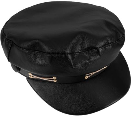 LIFKOME Chapeau Beret Cuir Synthétique pour Femmes Casquette Idéale pour Activités De Plein Air Sorties Quotidiennes