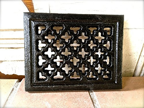 Antikas - Lüftungsgitter Kachelofen -wie antik Wärmluftgitter Luftgitter Ofen, Kamingitter