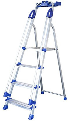 Werner 70504 4 Tread Workstation Stepladder, Aluminium