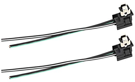 EBTOOLS Strålkastaruttag Sele Plugg, 2 st Pannlampa Lampa Uttag Ledning Sele Adapter Linje för H1-glödlampa