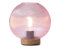 HAB & GUT -LED239- Lampe décorative avec Boule en Verre Rose Debout Blanc Chaud Batterie