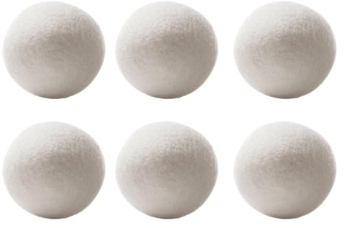 Ullbollar för torktumlare, tvättulltorkbollar Naturligt tygmjukgörare | Torkbollar för tvättstuga antikläder statisk och förkortad torkningstid