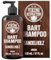 Viking Revolution Champú Barba con Aceites de Argán y Jojoba - Suaviza y Fortalece - Aroma a Sándalo - Champú Barba Hombre con Aceite para Barba (500 ml Champú)