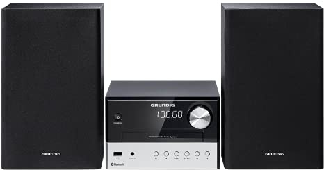 Grundig CMS 2000 BT Système micro audio domestique 30 W Noir, Argent
