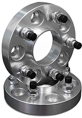 M MODAUTO Separador Ruedas del Vehículo, Espaciador de Ruedas, con Pernos Específicos, Anclaje 5x120, Grosor 25mm, Buje 74.1, con Doble Tornilleria, con Centrador, Modelo F365BE