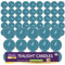 60pk Mountain Spring Candele Profumate a Lunga Durata di Combustione - Tealight Blu per la Decorazione Domestica