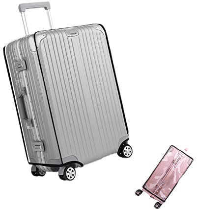 ANYUANKW 30 Zoll PVC Koffer-Abdeckungen Transparent Kofferschutzhülle Wasserdicht Kofferabdeckung Transparente Staubdicht Luggage Koffer Cover Gepäck Cover für Reisegepäck