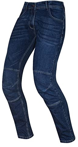 PRO FUTURE Jeans da per Moto con Protezioni Uomo e Donna Ginocchia e Fianchi omologate CE (46)