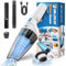 Milunho Handheld Vacuum Cleaner, 9500PA Car Vacuum Cleaner Cordless with Powerful Suction, Lightweight & Portable Car Cleaner for Car/Home/Pet