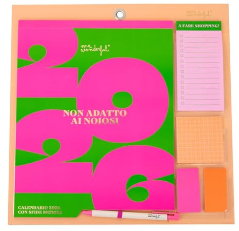 Mr. Wonderful - Calendario de mesa 2026 - No apto para aburridos