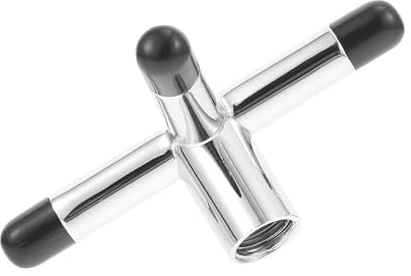 TOYZFRIENDY Repose-Queue de Billard Argenté Accessoire pour Snooker et Pool Tête de Pont Croisée Adapté à Tous Niveaux Léger et Portable