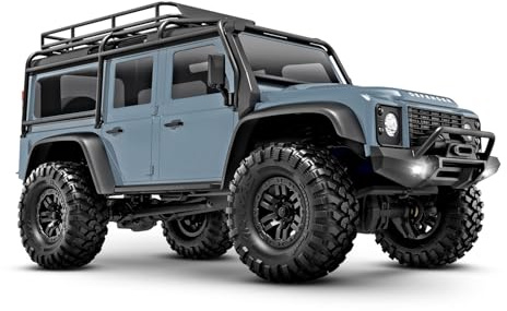 TRAXXAS TRX-4M 1/18 LD Land Rover Defender X-Blau Scale Crawler avec batterie/chargeur 4WD RTR Bleu