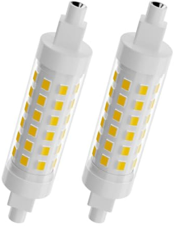 KINGYEENUO Bombilla LED R7S 78MM Regulable 10W 1000Lumen Blanco Neutro 4000K Doble Tubo Luminoso Sustituye Bombilla Halógena Para Lámparas De Suelo Luz De Trabajo Iluminación Paisajística AC 220-240V