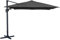 Charles Bentley Outdoor, Garden, Patio 3.5m 8 Strut Premium Quality Cantilever Outdoor Versatile Umbrella Parasol, Water Resistant, Sunshade, Free Standing, Adjustable, Canopy, Grey (350x262)