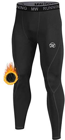 MEETWEE Thermounterhose Herren, Thermounterwäsche Lange Unterhose Winter Leggings Funktionsunterwäsche Skiunterwäsche Warme Unterwäsche Männer