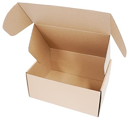 PACK4YA 235×166×103 mm A5 Small Parcel Postal Boxes Royal Mail PiP Corrugated Cardboard Boxes for Posting, C5 Brown Mailing Postage Shipping Box for Small Business, Storing or Gift Packaging (10 Pcs)