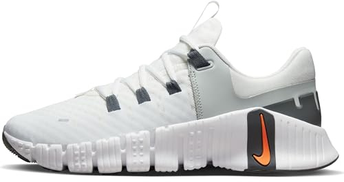 Nike Free Metcon 5 Mens Shoes Size 8.5, Color: Summit White/Bright Mandarin