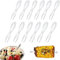 Soportes de Mazorcas de Maíz Pinchos para Mazorcas de Maíz soporte para maíz de acero inoxidable Maíz Brochetas de Acero Inoxidable para Tenedor de BBQ Cocina Casera de Frutas de Maíz Dulce 15pcs