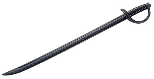 Martial Arts Black Polypropylene Plastic Sabre Training sword - 35.4