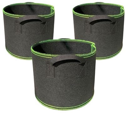 0XBIT Sac de Plantation 18,9 L en Tissu Non Tissé avec Poignées pour Pomme de Terre, Tomates et Autres Plantes